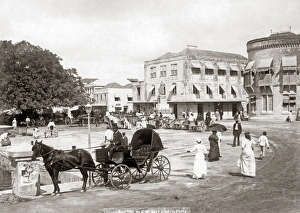 Images Dated 14th October 2015: Trafalgar square, Bridgetown, Barbados, West Indies, circa 1