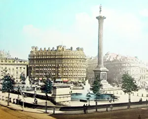 Nelsons Prints: Trafalgar Square, London