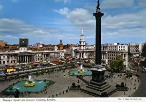 Trafalgar Square and Nelsons Column