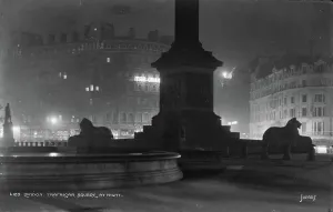 Glow Prints: Trafalgar Square at Night