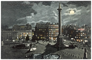 London Collection: Trafalgar Square Night