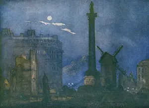 Recreation Prints: Trafalgar Square during WW1, Feed the Guns campaign