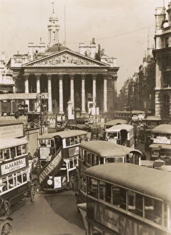 Adverts Gallery: Traffic jam, Bank of England, City of London