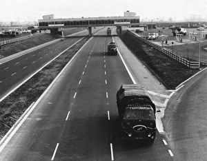 Parking Gallery: Traffic on the M5 motorway near Manchester