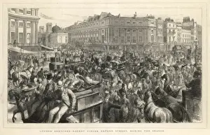 Congestion Prints: Traffic at Oxford (Regent) Circus, Central London