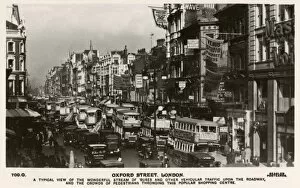 Images Dated 6th July 2011: Traffic on Oxford Street, London