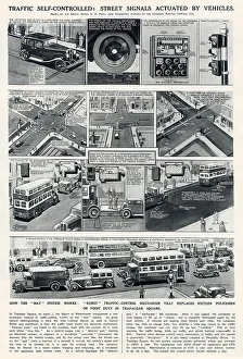 Controlled Prints: Traffic Self Controlled Street Signals 1933