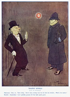 Controlling Prints: Traffic Signals, by H. M. Bateman