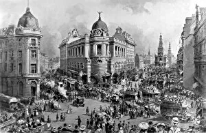 Images Dated 11th January 2005: Traffic in the Strand, London, 1908