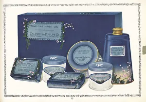 Perfumery Prints: Trailing Arbutus brand cosmetics from CPC, 1926