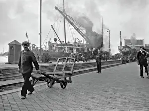 Arrival Prints: Train at Calais Dock / 28