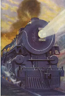 Cowcatcher Prints: Train of the Canadian Railways