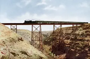 Diablo Prints: Train over Canyon Diablo