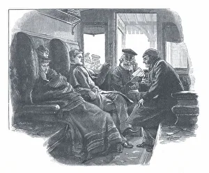 Travellers Prints: Train Passengers
