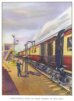 Picks Prints: Train Picks up Mail