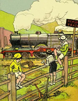 Collecting Prints: Train spotters