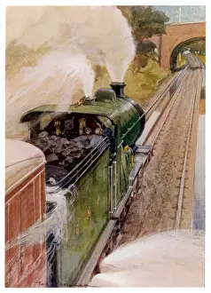 Train Takes up Water