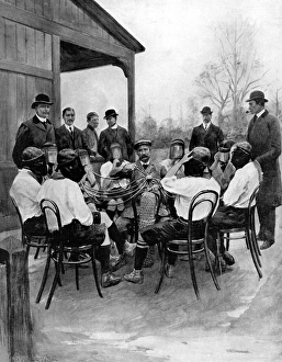 Outstanding Gallery: Training athletes before a game