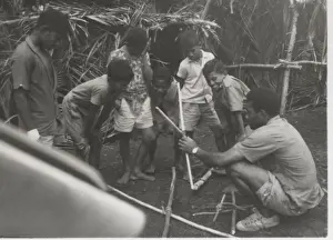Woodwork Prints: Training camp for Scouting Jamborette, Labasa, Fiji