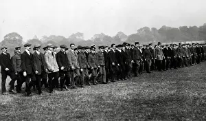 Training Post Office recruits, H Company, WW1