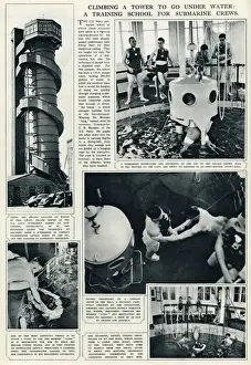Training school for submarine crew 1943