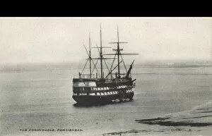 1869 Collection: Training Ship Formidable, Portishead, Bristol