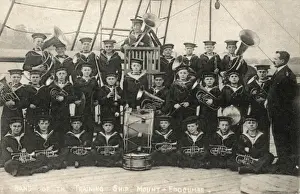 Destitute Prints: Training Ship, Mount Edgcumbe Band, Saltash, Cornwall