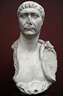 Nervan Collection: Trajan (53-117 AD). Roman emperor. Bust. Carlsberg Glyptotek