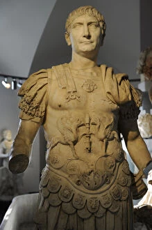 Nerva Antonine Gallery: Trajan (53-177 A.D.). Roman Emperor. Ny Carlsberg Glyptotek