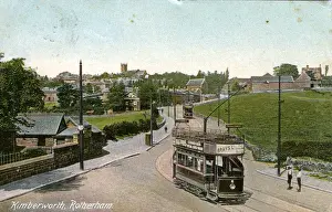 Tram advertising Mappins Beers, Kimberworth, Yorkshire