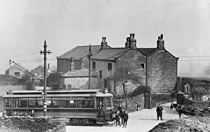 Tram at Causeway End, Burnley