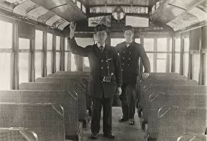 Conductors Collection: Tram conductors, New York