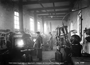 Tram Construction at Belfast, for ges in Engineering Shop