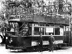 Luton Prints: Tram, Luton early 1900's