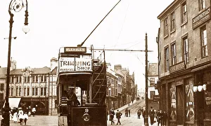 Mansfield Prints: Tram in Mansfield