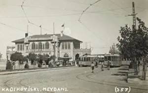 Tram Station and the Ferry Boat landing stage at Kadikoy