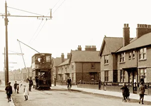 Tram Terminus, Bentley early 1900's