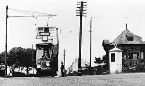 Images Dated 17th October 2018: Tram Terminus, Newsome early 1900's