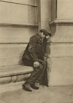 Rests Prints: Tramp on Embankment