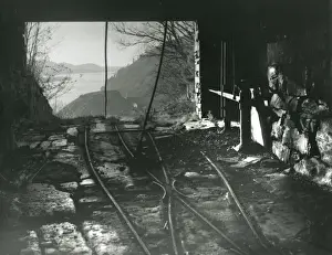 Quarry Prints: Tramway, Dinorwig Slate Quarry, North Wales