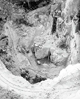 Quarry Prints: Tramway, Tregargus China Clay Quarry, St Stephen, Cornwall