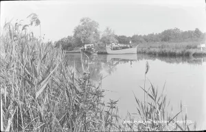 Reeds Prints: Tranquil River Scene at Stalham