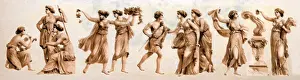 Transfer Prints: Transfer of classical frieze