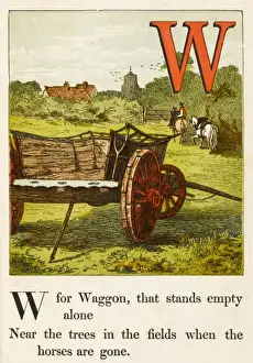 Alphabets Prints: Transport / Wagon / Alphabet
