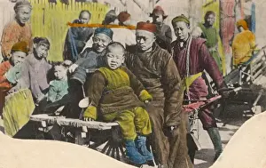 Transport by wheelbarrow, Shanghai, China