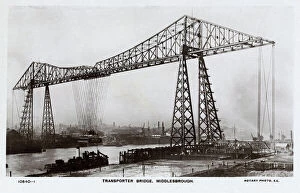 Engineering Collection: The Transporter Bridge, Middlesborough, Teeside