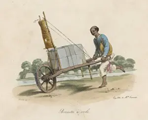 Wheel Barrow Prints: Transporting Cut Stone