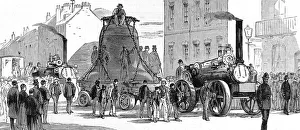 Images Dated 13th January 2005: Transporting the Great Bell to St. Pauls Cathedral, 1882