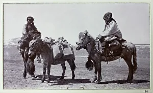 Transporting the mail, from a fascinating album which reveals new details on a little-known campaign in which a British military force brushed aside Tibetan defences to capture Lhasa, in 1904