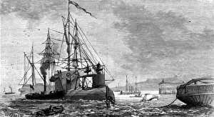 Transporting the obelisk: Cleopatras needle at Gravesend